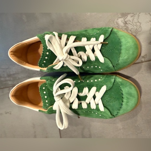 The Office of Angela Scott the Elliot Sneaker Green & white size EU 37 US 7 - Picture 11 of 16